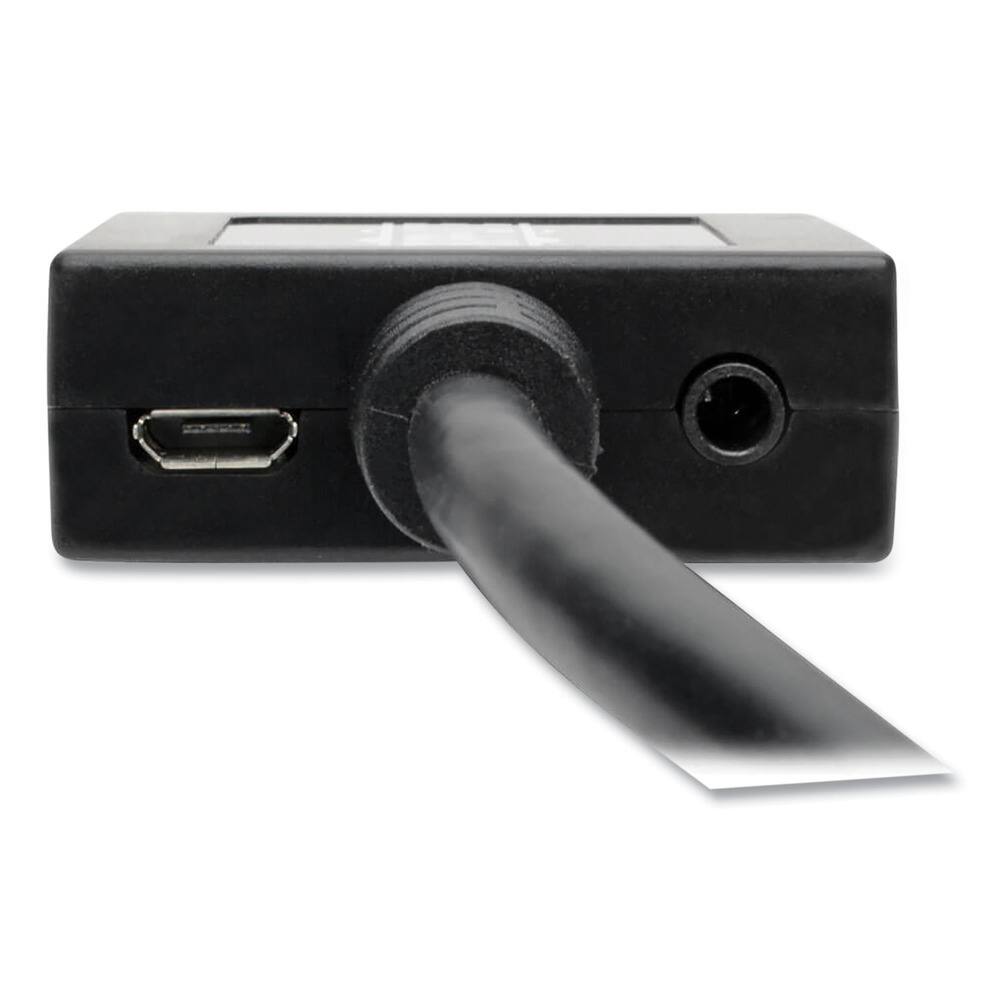 Back. Tripp Lite - Tripp Lite P131-06N 6 in. HDMI to VGA with Audio Converter Cable - Black - Black.