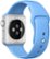 Back Zoom. Apple Watch Sport 38mm Silver Aluminum Case - Blue Sports Band.