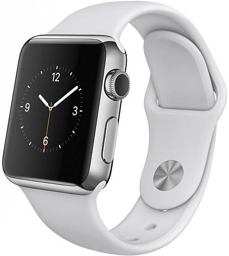 Apple watch 38mm sil al hot sale white sport