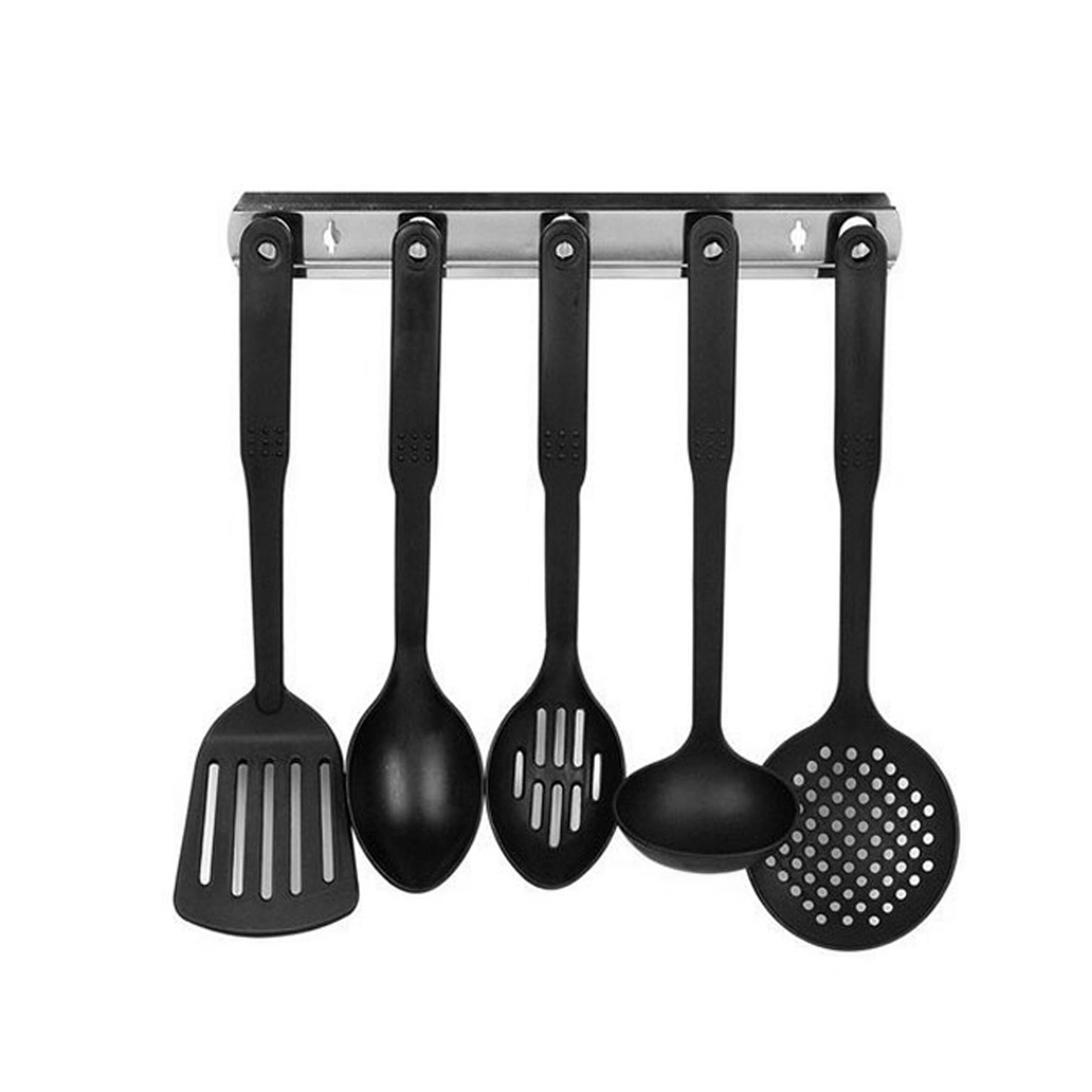 Alt View 2. Gibson - Gibson Home Total Kitchen 41-Piece Cutlery Combo Set - Black.