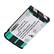 Front. UltraLast - Nickel Metal Hydride Battery for Panasonic KX-TG2388, TG2880, TG4500 and TG5230 - White/green/black.