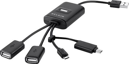 Angle Standard. Belkin - Flex-Hub 4-Port USB 2.0 Hub.