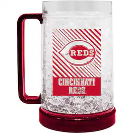 Logo Brands - Cincinnati Reds 16oz. Wordmark Freezer Mug - Multicolor