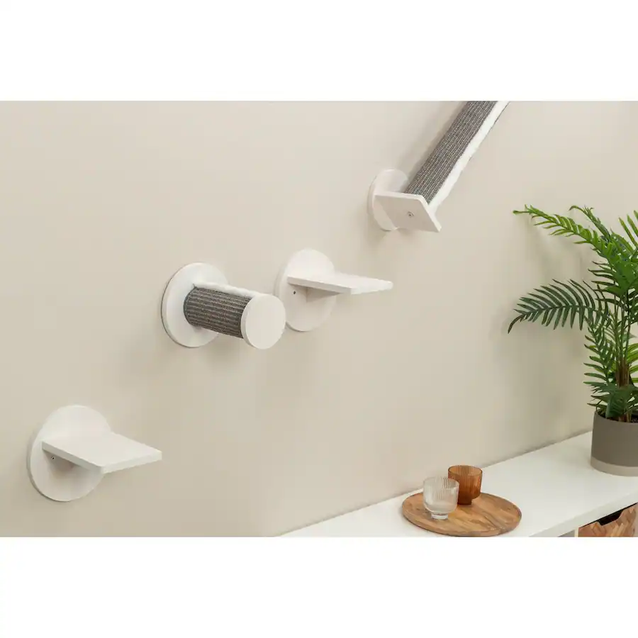 Perch Posts TRIXIE Wall Set 6 Wall Mounted Cat Perch System, Scratching Posts ...