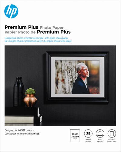 HP Premium Papier Photocopie A4 80g/m² - 250 Feuilles Blanc Couleurs Intenses