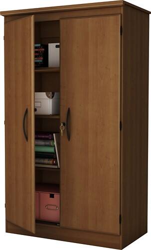 Angle Standard. South Shore - Morgan Storage Cabinet - Morgan cherry.