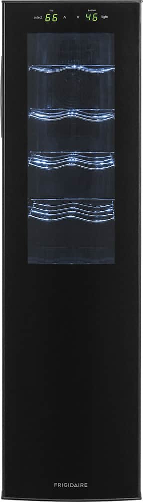 Front. Frigidaire - 18-Bottle Wine Cooler - Black.