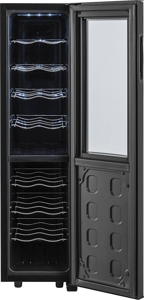 Alt View 11. Frigidaire - 18-Bottle Wine Cooler - Black.