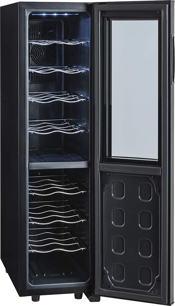 Alt View 13. Frigidaire - 18-Bottle Wine Cooler - Black.