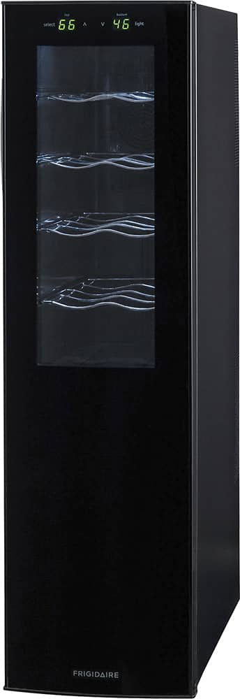 Left. Frigidaire - 18-Bottle Wine Cooler - Black.