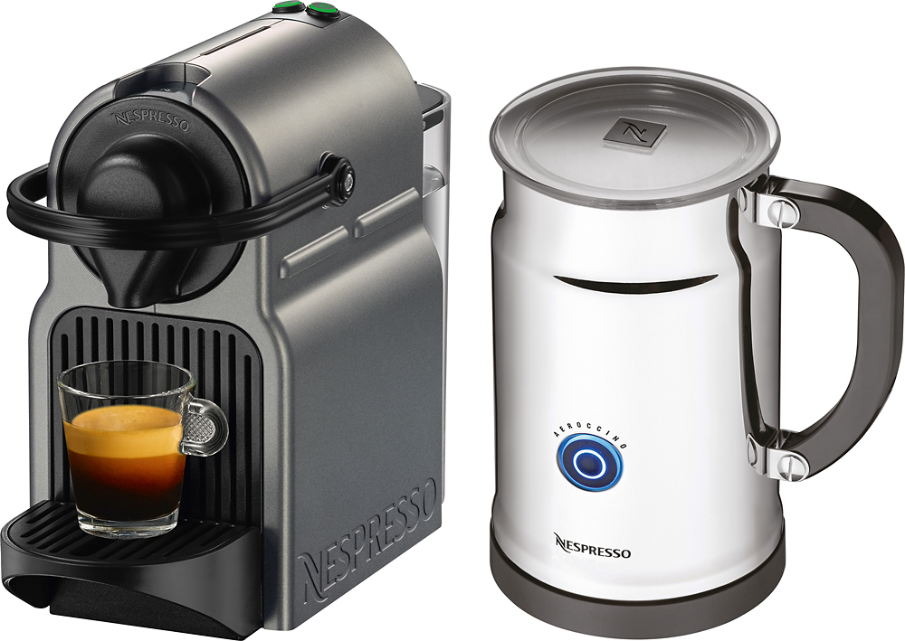 Geruïneerd Oplossen Valkuilen Best Buy: Nespresso Inissia Espresso Maker Titan A+C40-US-TI-NE