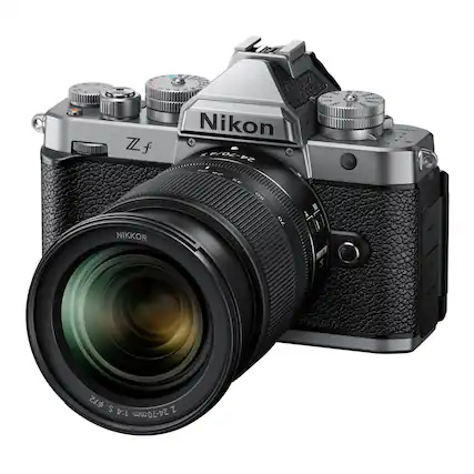 Z f
Nikon
NIKKOR
24-70mm 1:4
Z 24-70mm
Nikon F V/OL-TZ R2 SE
1%
I I MTOR S
6 1E $72