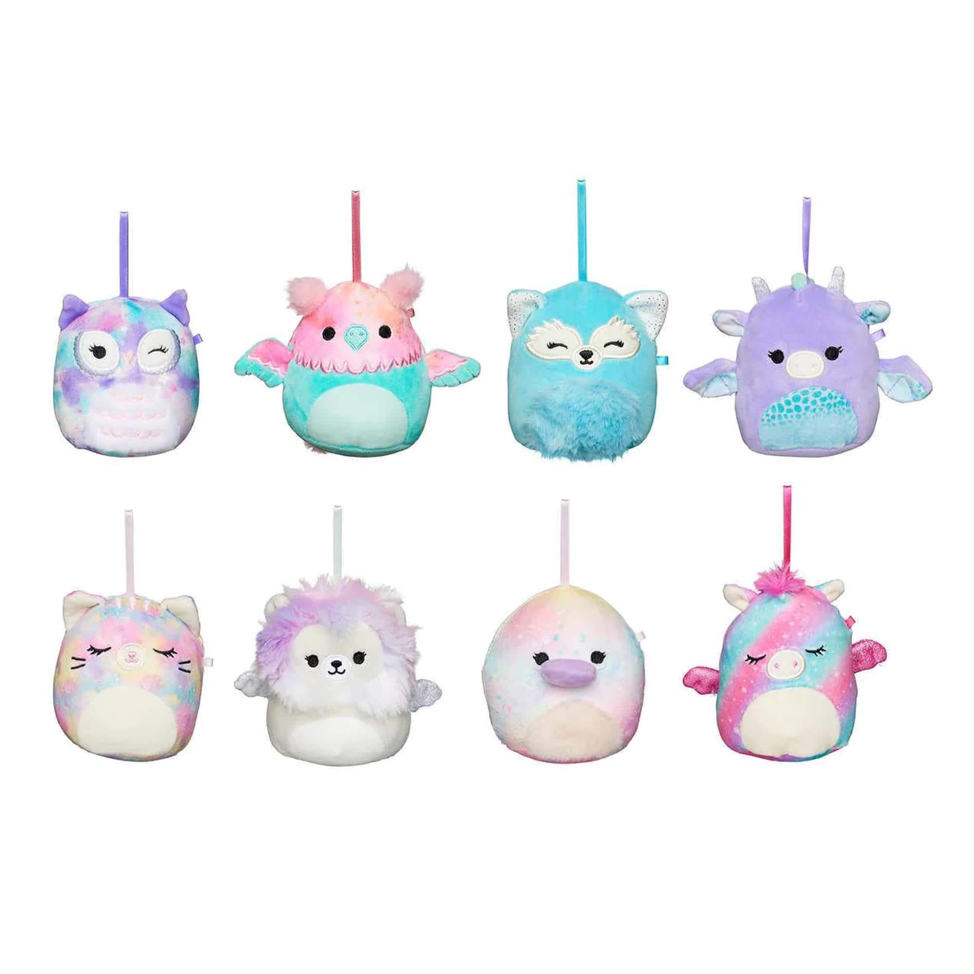 Kellytoy - Squishmallow 4 Inch Plush Ornaments 8 Pack | Fantasy - Multi-Color price history on PriceWatchPro