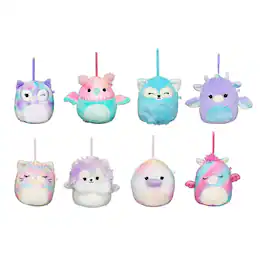 Kellytoy - Squishmallow 4 Inch Plush Ornaments 8 Pack | Fantasy - Multi-Color