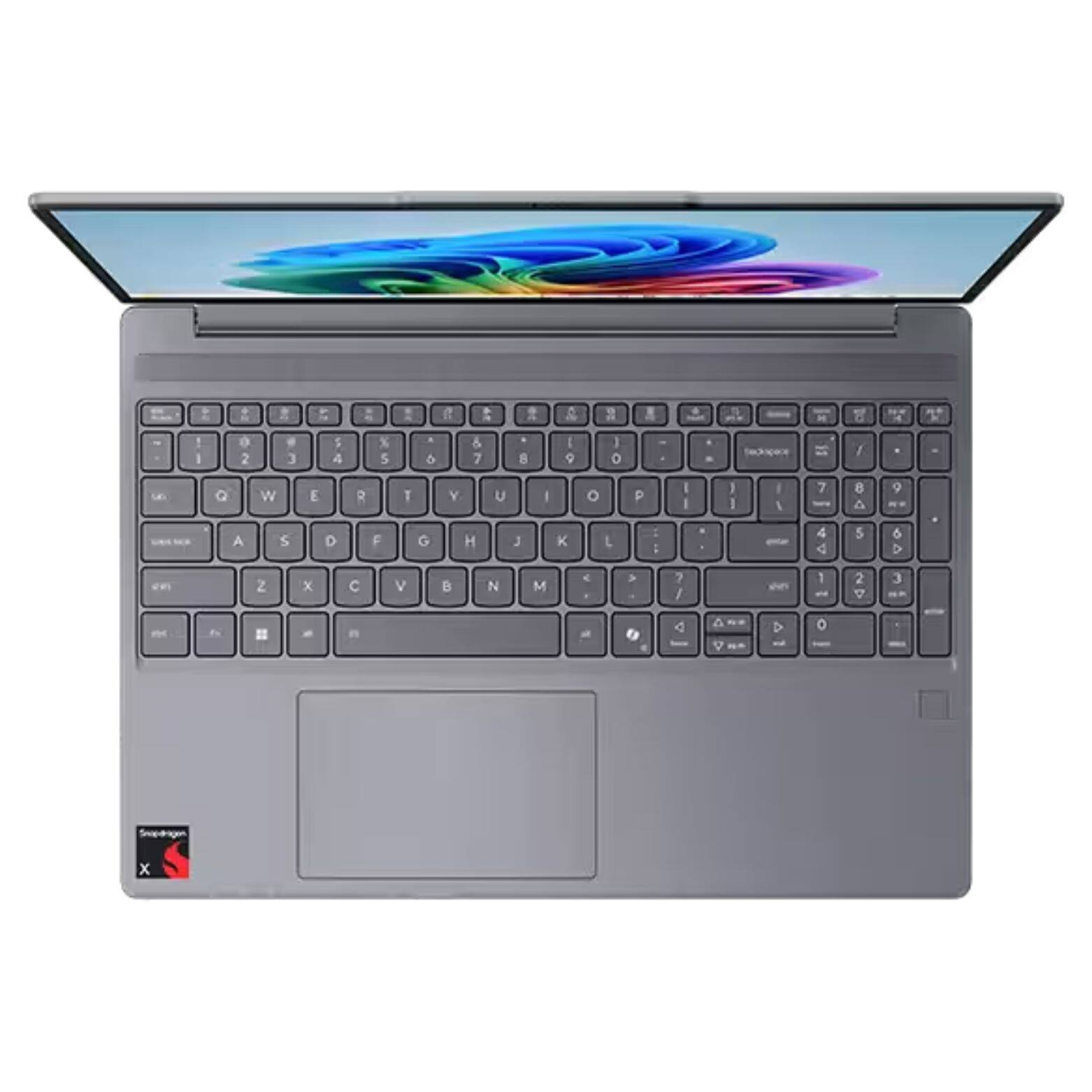 Alt View 3. Lenovo - IdeaPad Slim 3x 15.3″ WUXGA Touch Snapdragon X 2.97 GHz up to 3.00 GHz 16GB 1TB SSD Windows 11 Home - Gray.