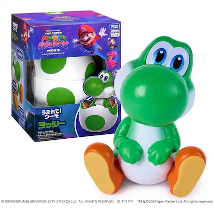 50017 A 3 i - THE SUPER MARIO GALAXY MOVIE
KA TOMY
4
© NINTENDO AND UNIVERSAL CITY STUDIOS LLC. ALL RIGHTS RESERVED.
TOMY TM & 2026 Spin Master Ltd. All rights reserved.