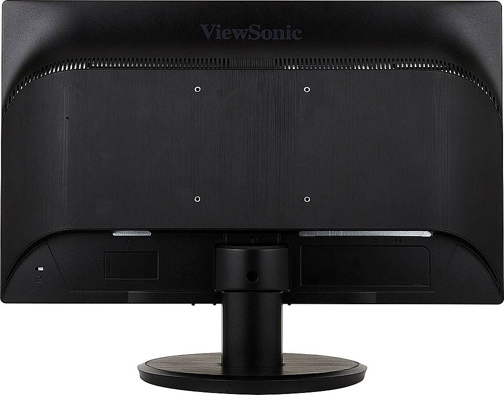 Back View: ViewSonic - Value 19.5 LCD FHD Monitor (DisplayPort VGA) - Black