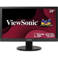 ViewSonic - Value 19.5 LCD FHD Monitor (DisplayPort VGA) - Black - Front_Zoom