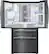 Alt View 2. Samsung - 27.8 Cu. Ft. 4-Door French Door Fingerprint Resistant Refrigerator with Food ShowCase and Thru-the-Door Ice and Water.