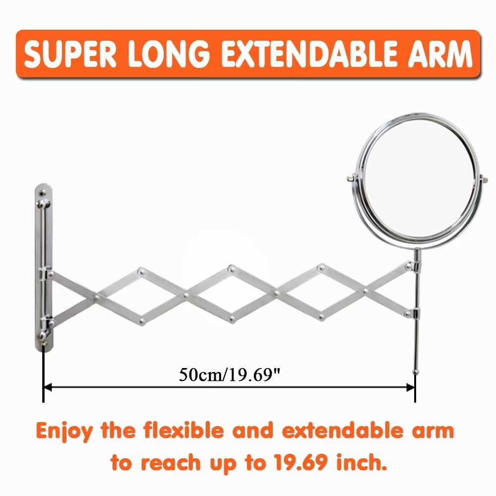 SUPER LONG EXTENDABLE ARM

50cm/19.69"

Enjoy the flexible and extendable arm to reach up to 19.69 inch.