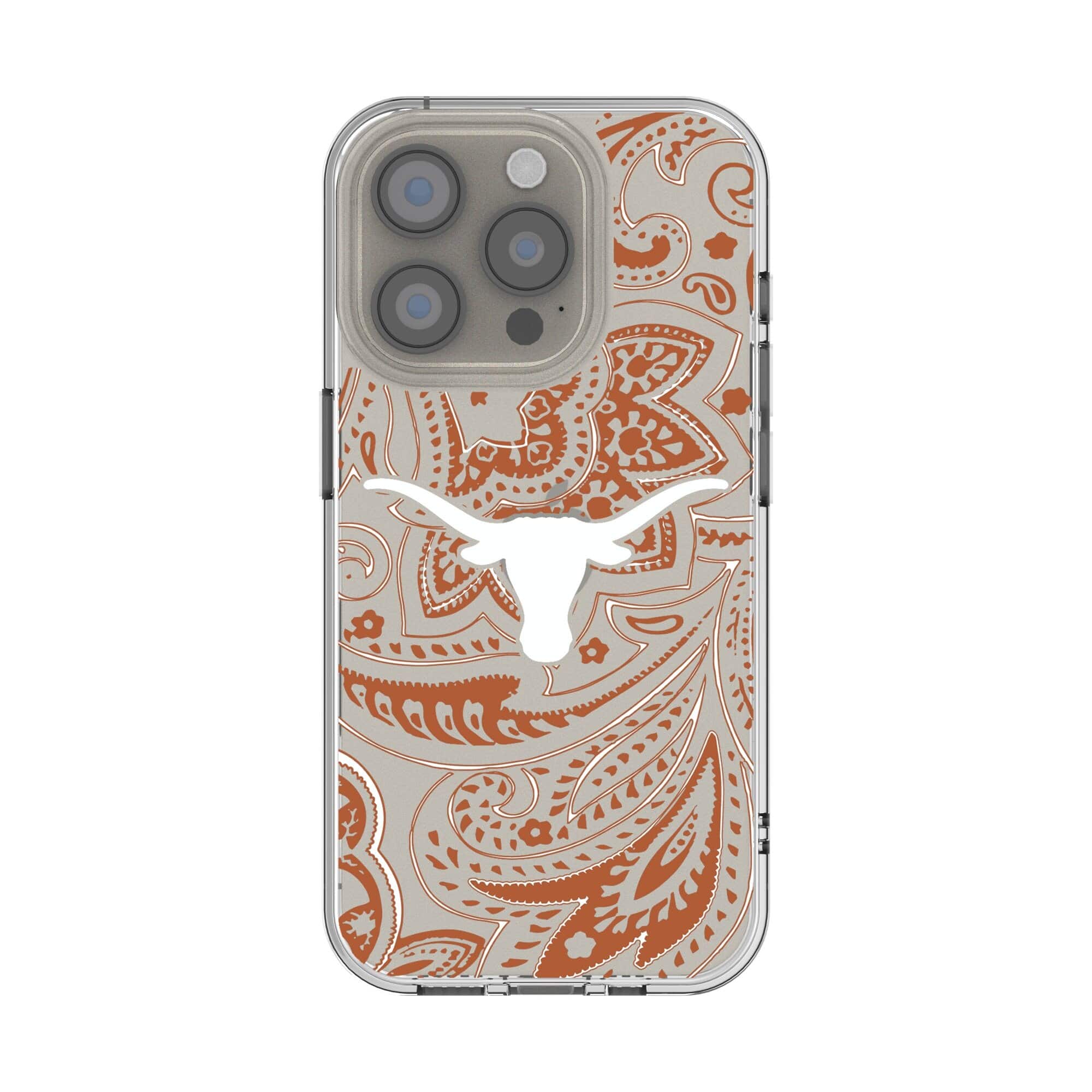 Keyscaper - NCAA - Texas Longhorns iPhone Paisley Design Clear Case - 12/12 Pro - Multicolor price history on PriceWatchPro