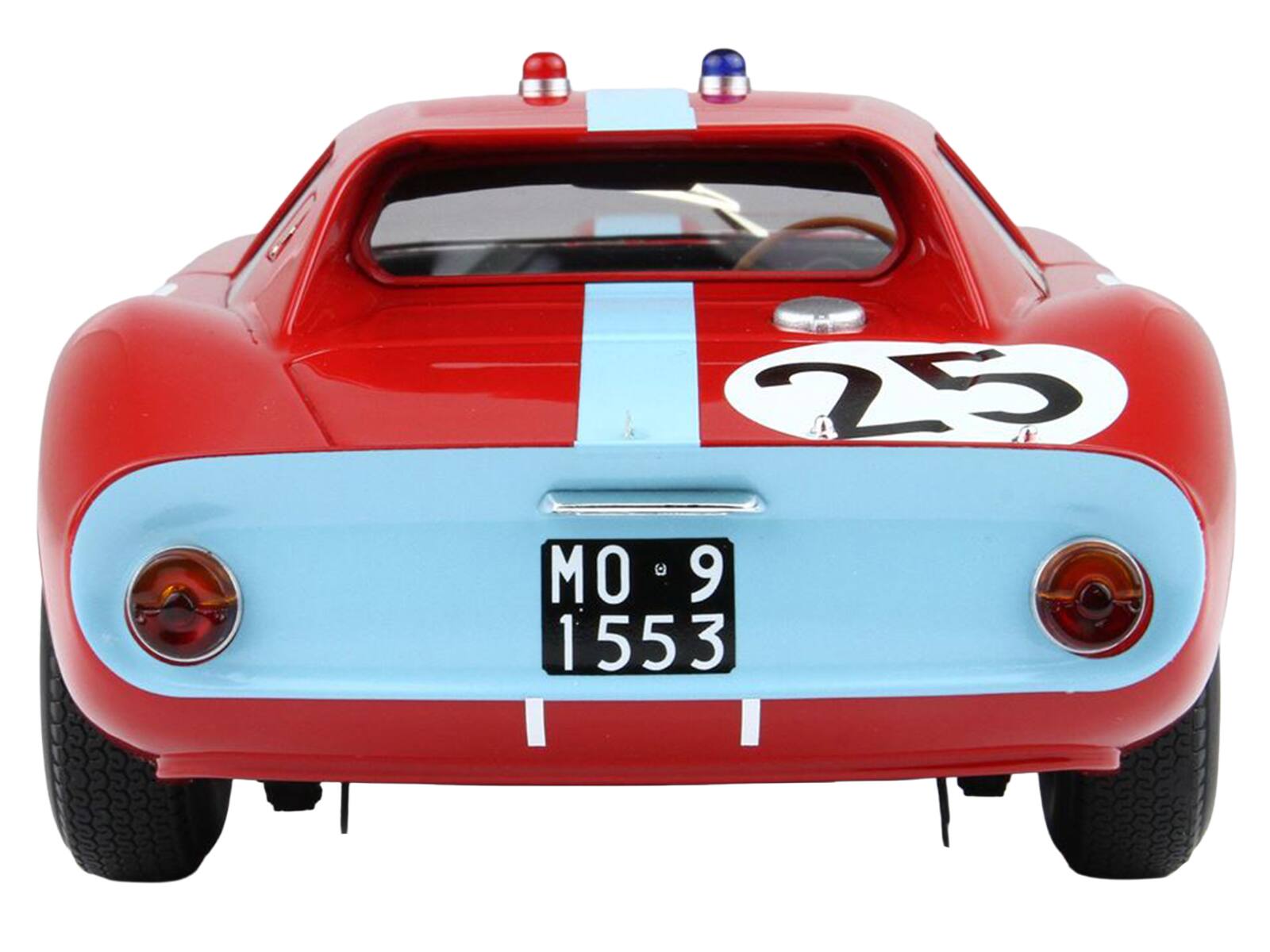 Alt View 6. BBR - Ferrari 250 GTO #25 "24 Hours of Le Mans" (1964) with DISPLAY CASE Limited Edition 1/18 Diecast Model Car by BBR.