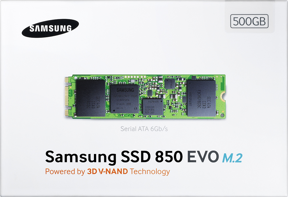racket cinema Turn down Samsung 850 EVO 500GB Internal SATA Solid State Drive for Laptops and PC  MZ-N5E500BW - Best Buy