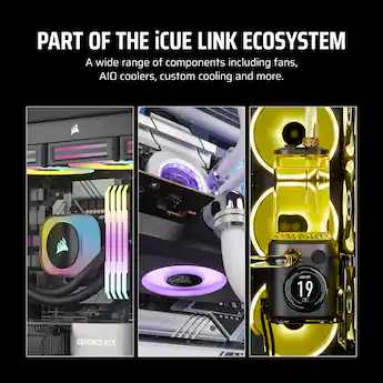 CORSAIR iCUE LINK LX120 R RGB 120mm PWM Reverse Blade Computer CORSAIR iCUE LINK LX120 R RGB 120mm PWM Reverse Blade Computer