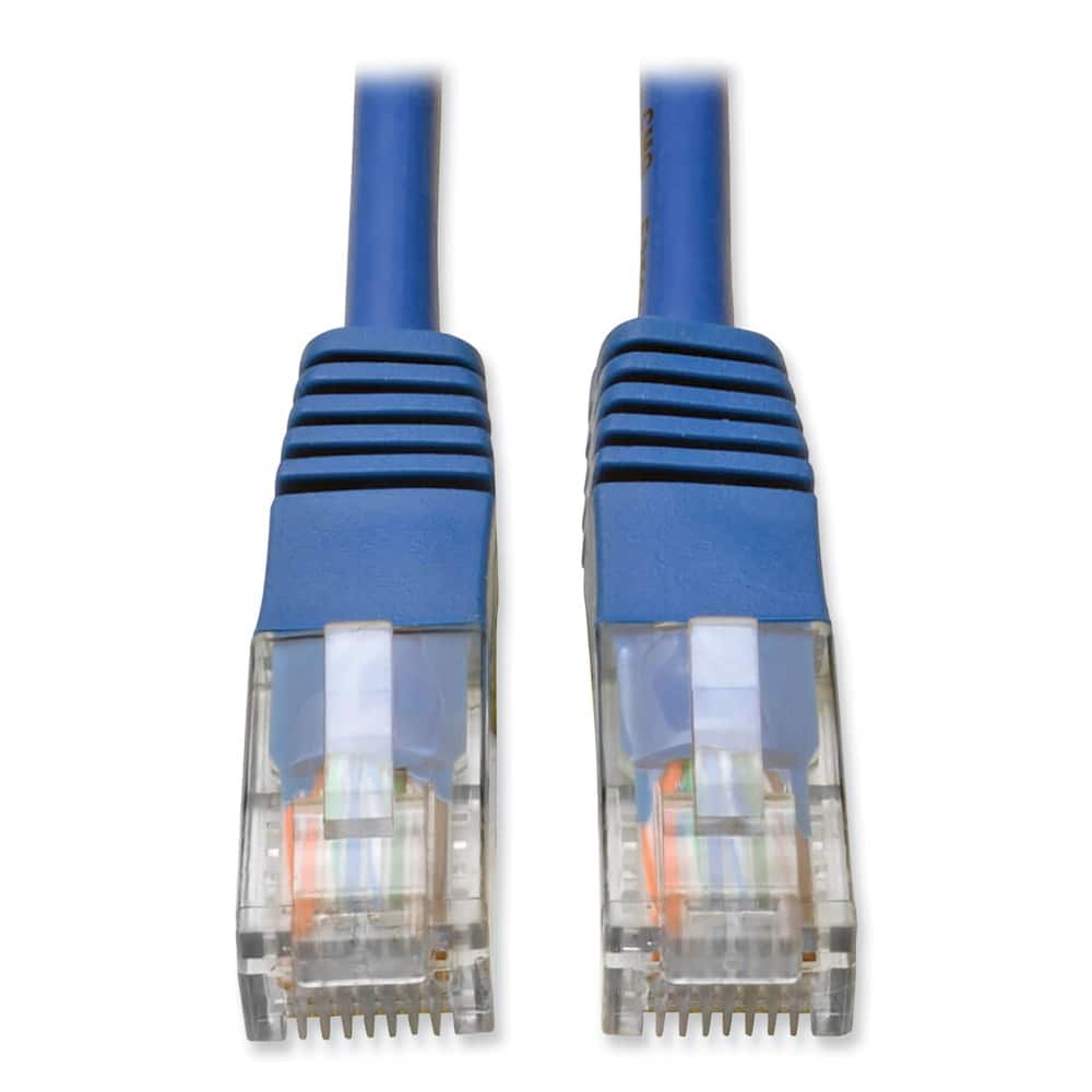Tripp Lite - N002-014-BL CAT5e 14 ft. 350 MHz Molded Patch Cable - Blue