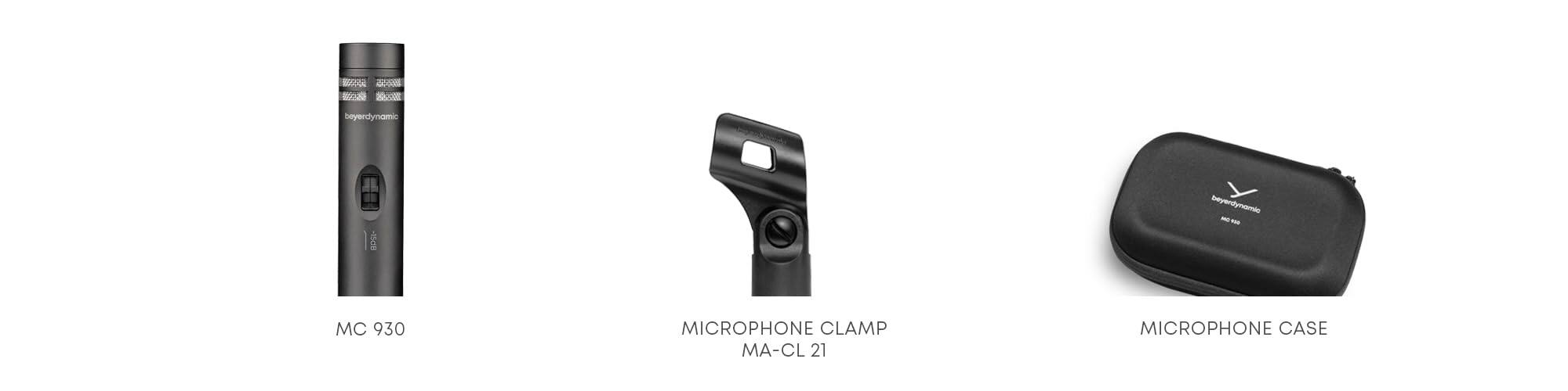 - MC 930
- MICROPHONE CLAMP MA-CL 21
- MICROPHONE CASE