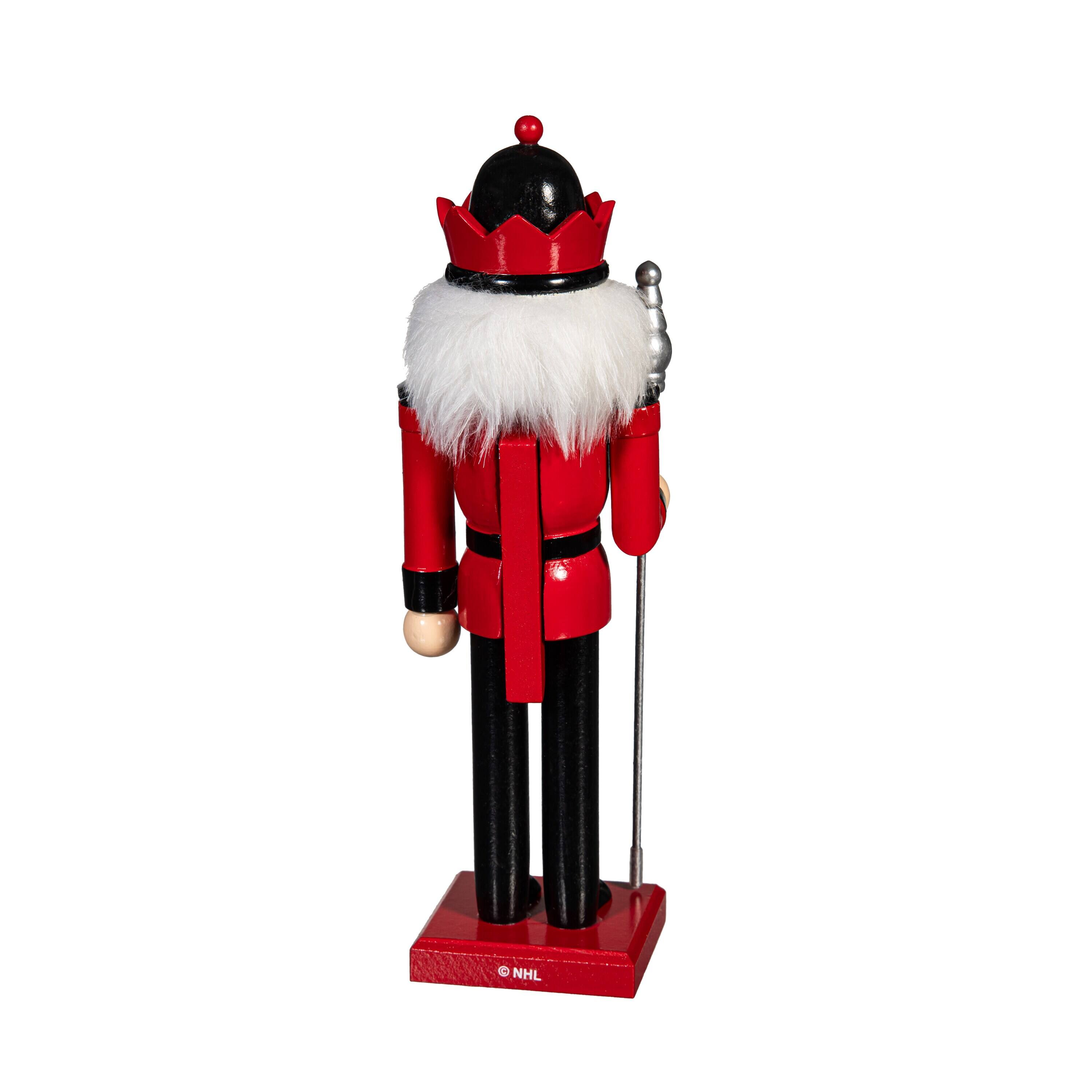 Alt View 1. Evergreen Enterprises - Detroit Red Wings 12" Wooden Nutcracker Statue - Multicolor.