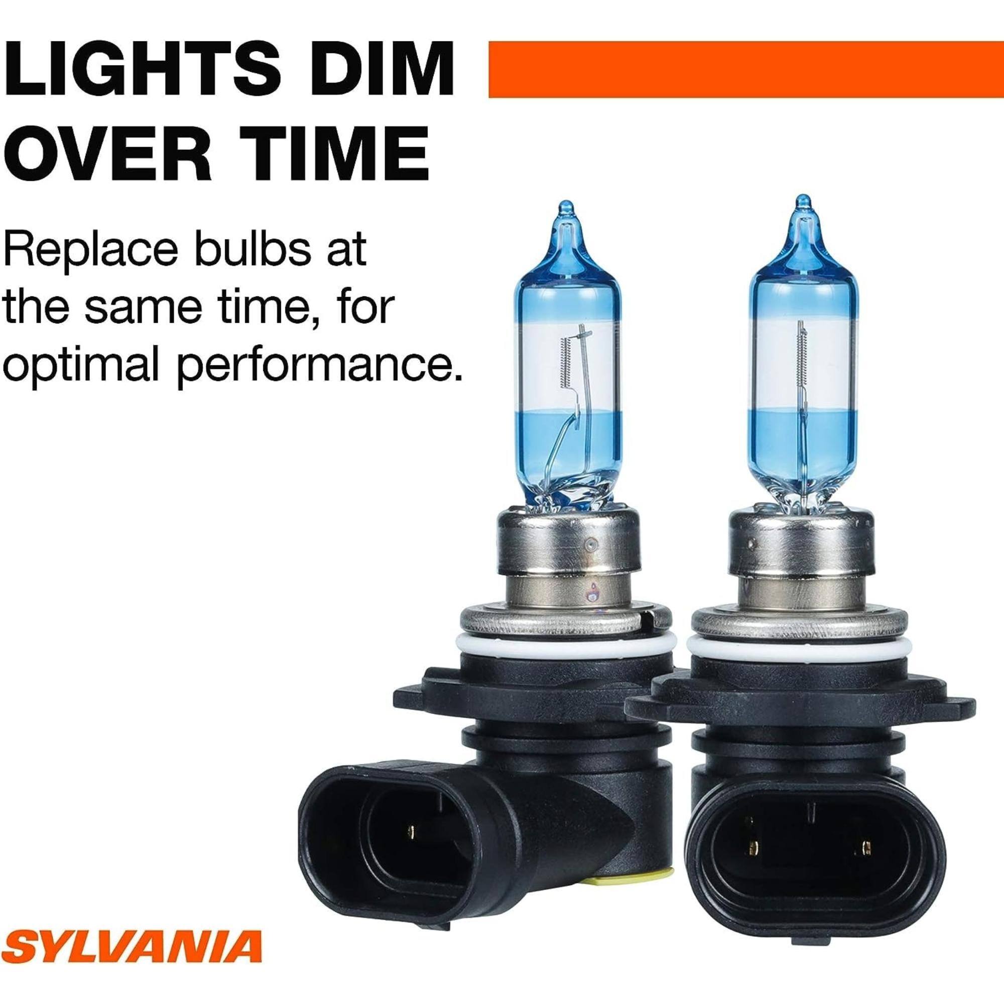 LIGHTS DIM OVER TIME

Replace bulbs at the same time, for optimal performance.

SYLVANIA