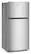 Angle. Whirlpool - 28 in. Wide 14.3 cu. ft. Top-Freezer Refrigerator with Total Coverage Cooling - Fingerprint-Resistant Stainless Finish.