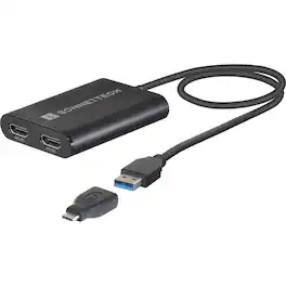 Sonnet Technologies - Sonnet DisplayLink USB Type-A to Dual HDMI Adapter for M1 Macs