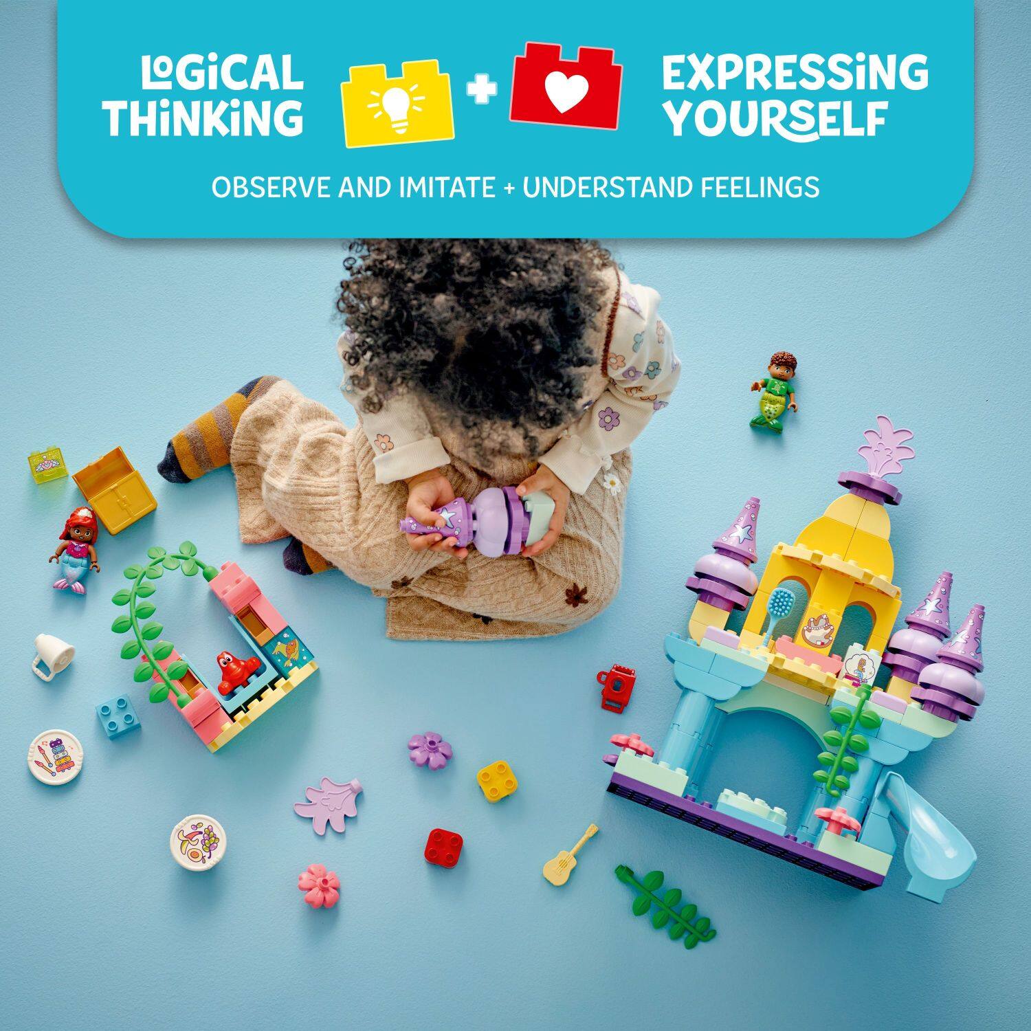 Logical Thinking + Expressing Yourself = Observe and Imitate + Understand Feelings