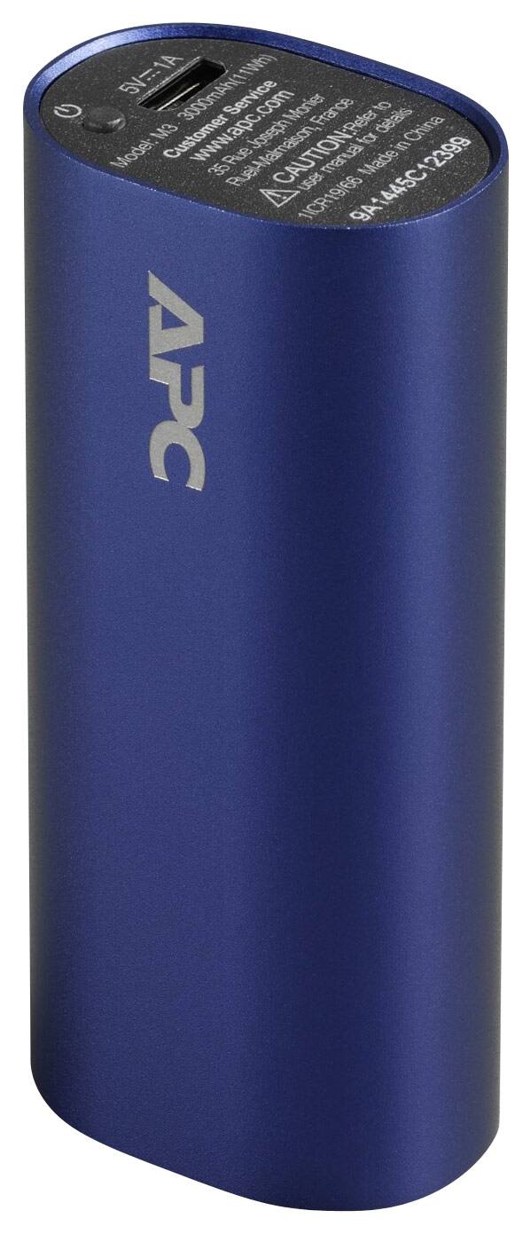 Best Buy APC Portable Charger Blue M3BL