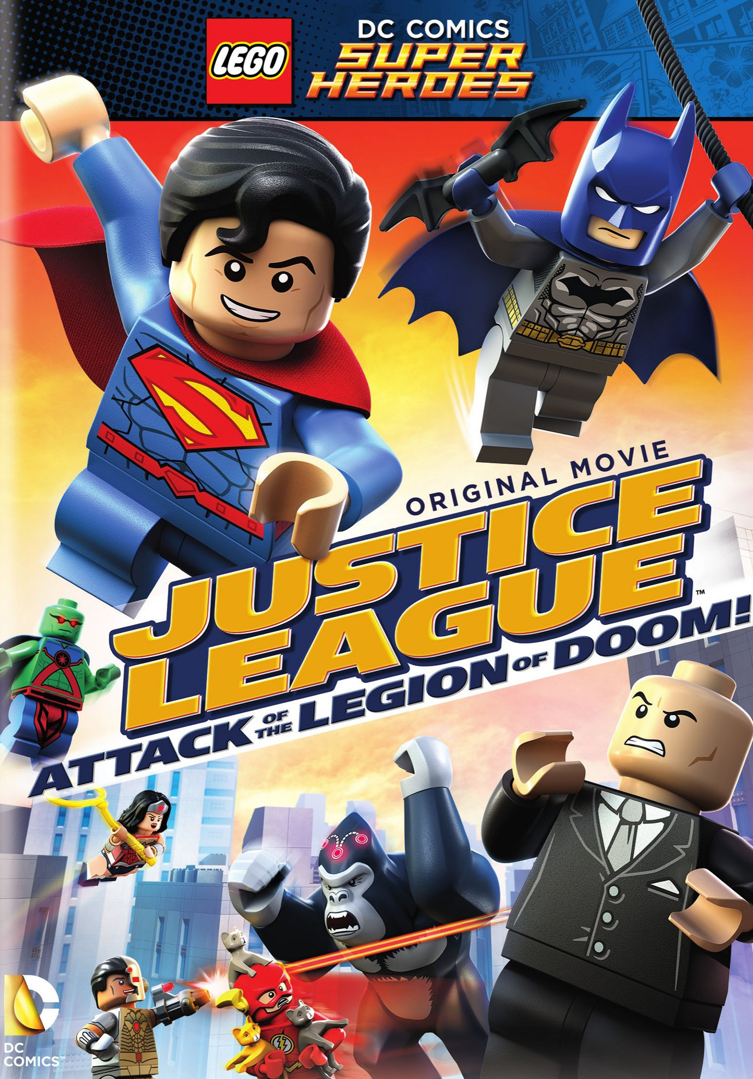 LEGO DC Comics Super Heroes: Justice League Attack of the Legion of Doom  [DVD] - Best Buy