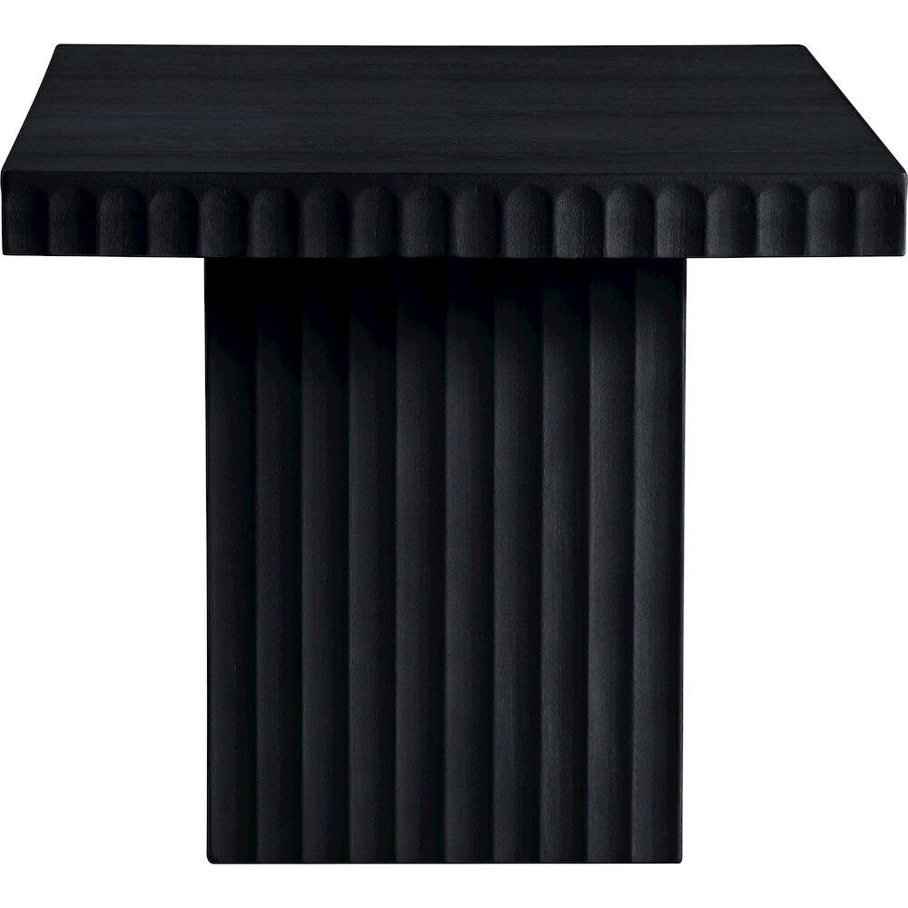 Alt View 3. Meridian Furniture - Spencer Black Oak Veneer Coffee Table - Black.