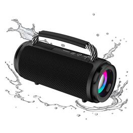Dazzed Corner - Portable Bluetooth Speaker with HD Sound, Wireless Bluetooth - Black