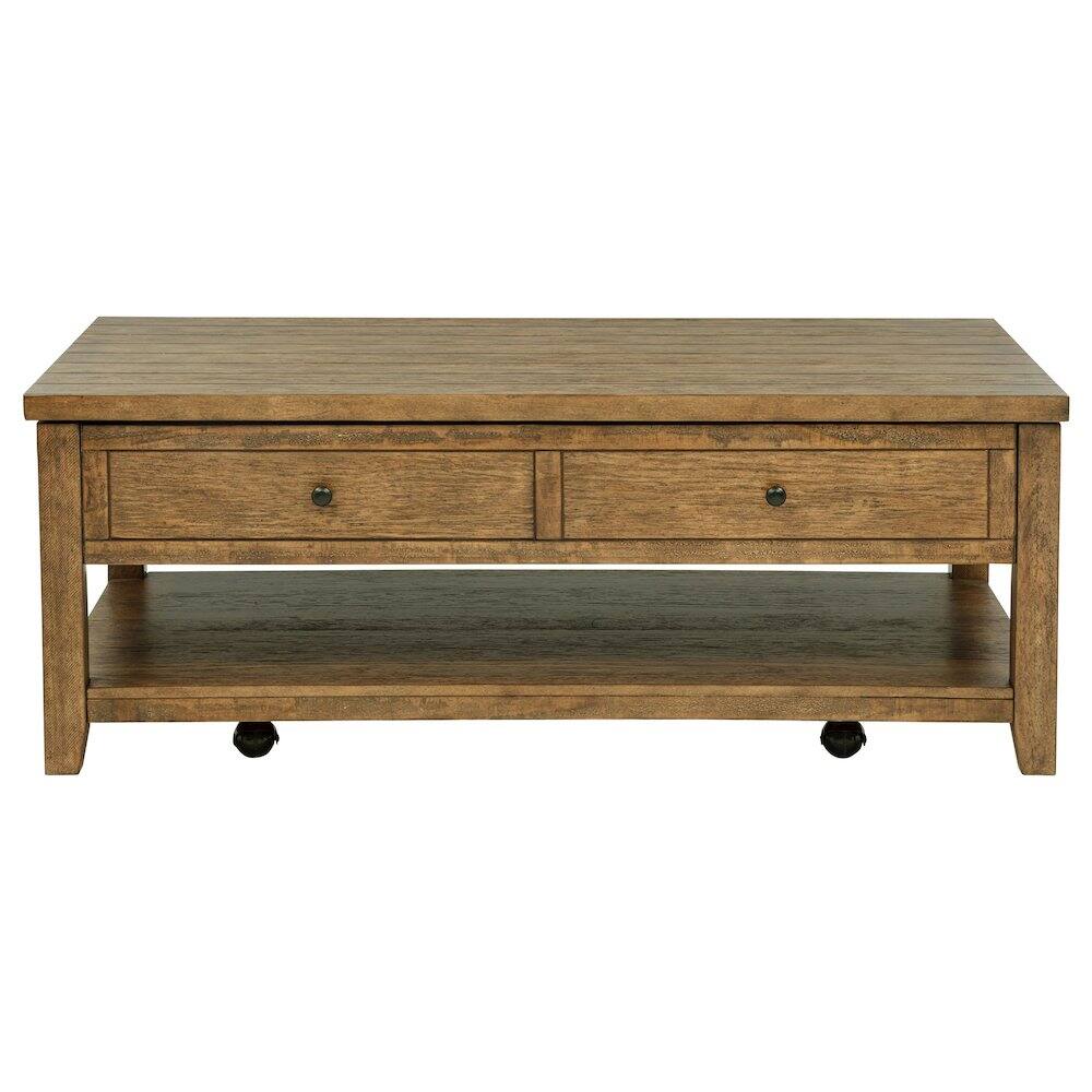 Alt View 1. Coaster Co. of America - Payne 48-inch Mobile Lift Top Coffee Table Distressed Brown - Distressed Brown.