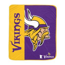 Pegasus - Minnesota Vikings 50" x 60" Endzone Ultra Soft Throw Blanket - Multicolor
