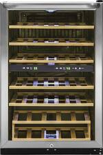 Frigidaire - 38-Bottle Wine Cooler - Stainless steel - Front_Standard