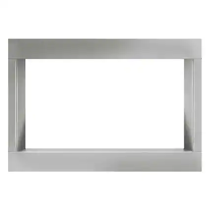 Front. DCS by Fisher & Paykel - 25.8" Trim Kit for Microwaves - Stainless Steel.