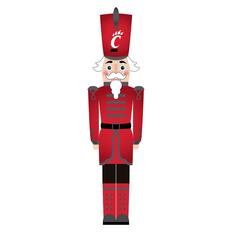 Front. Fan Creations - Cincinnati Bearcats 46" Nutcracker Leaner - Multicolor.
