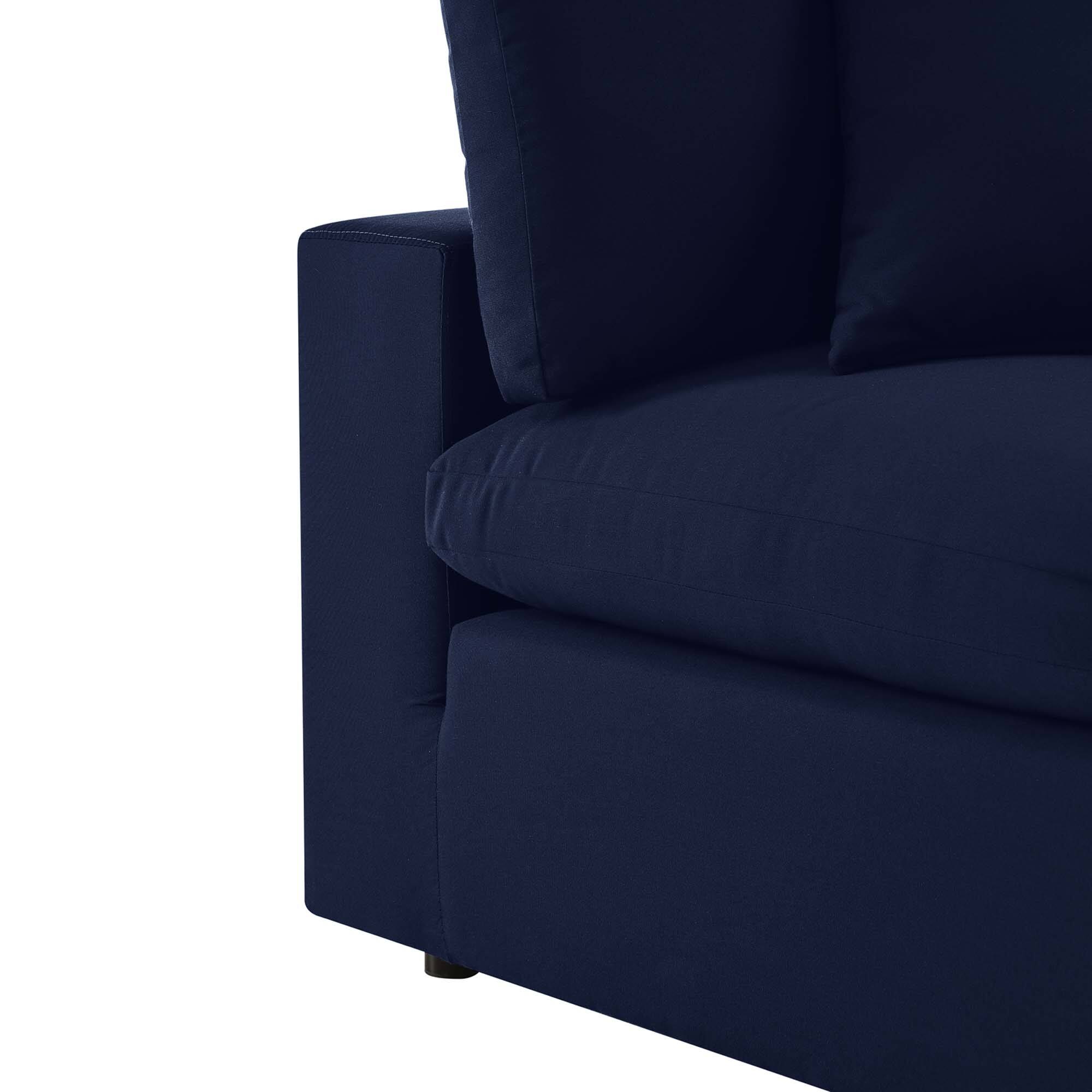 Alt View 3. Modway - Commix Sunbrella® Outdoor Patio Corner Chair by Modway - Navy.