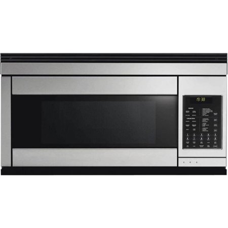 Fisher & Paykel - 1.1 Cu. Ft. Over-the-Counter Microwave - Black Stainless Steel
