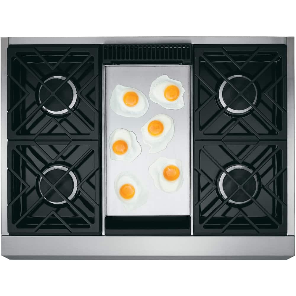 Best Buy Monogram 36" Gas Cooktop Stainless steel ZGU364NDPSS