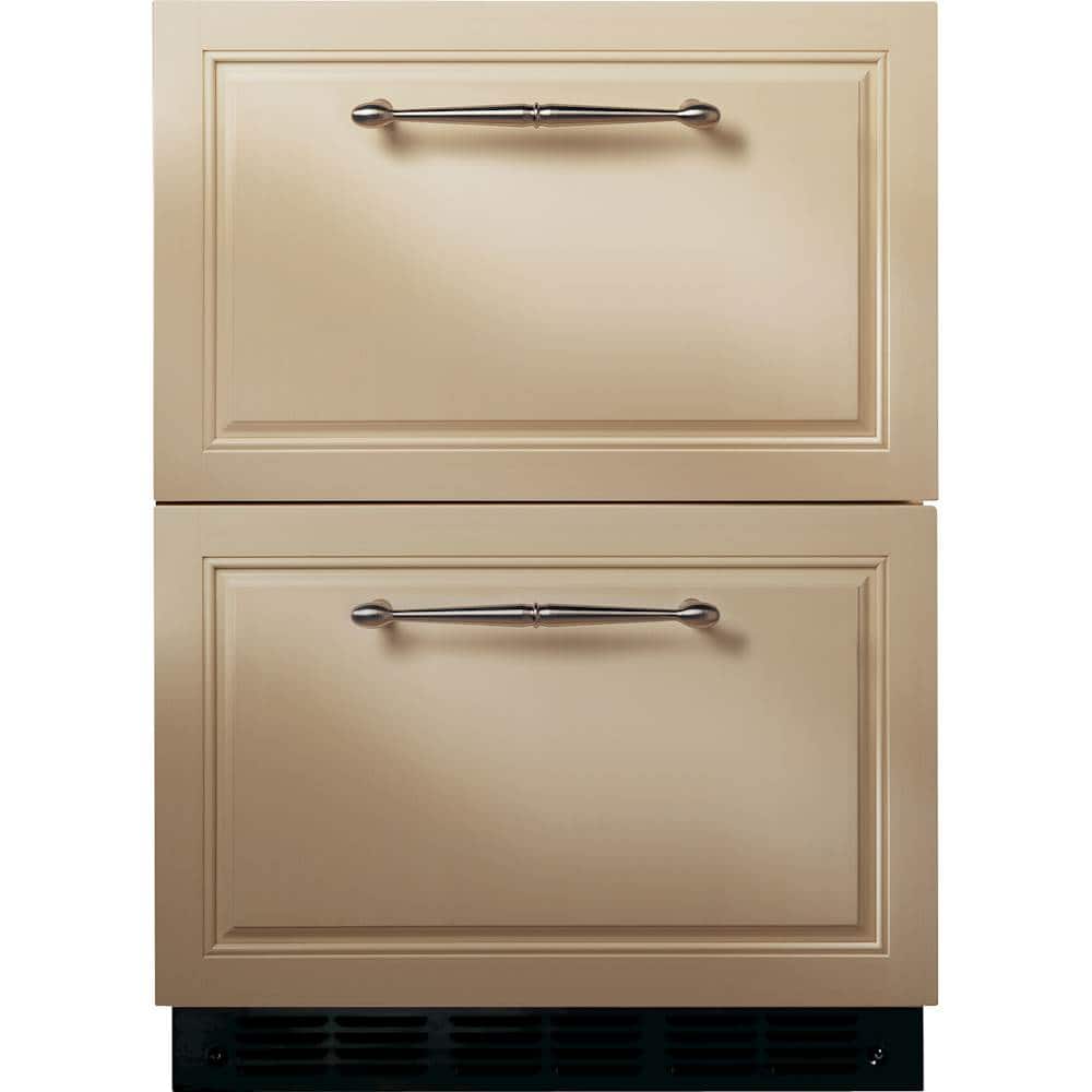 Front. Monogram - 5 Cu.Ft. Built-In Compact Refrigerator - Custom Panel Ready.