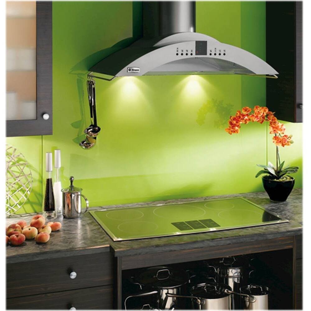 Alt View 11. Monogram - 36" Convertible Range Hood - Stainless steel.