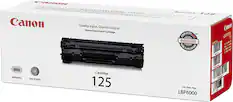 Front. Canon - 125 Toner Cartridge - Black.